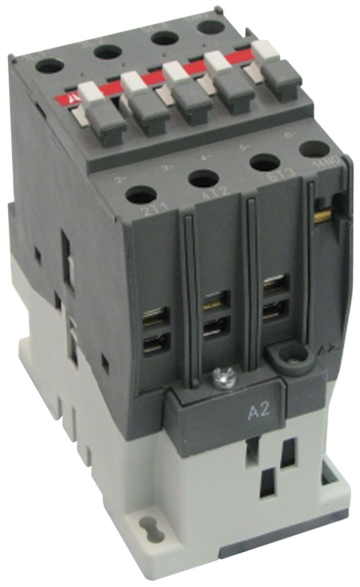 ABB A30-30-10-84 A Line Contactor, 110 → 120 V Coil, 3 Pole, 55 A, 15 ...