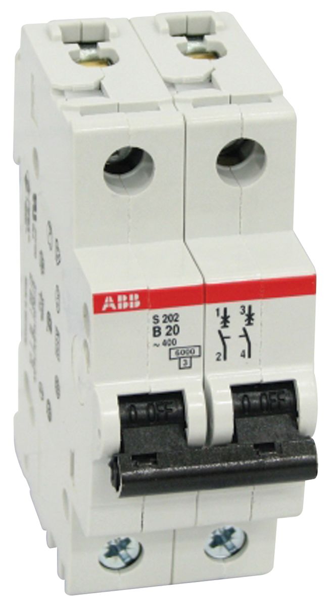 S202-K5 | ABB System Pro M Compact S200 MCB2P Poles, 5A Curve K, 480Y ...