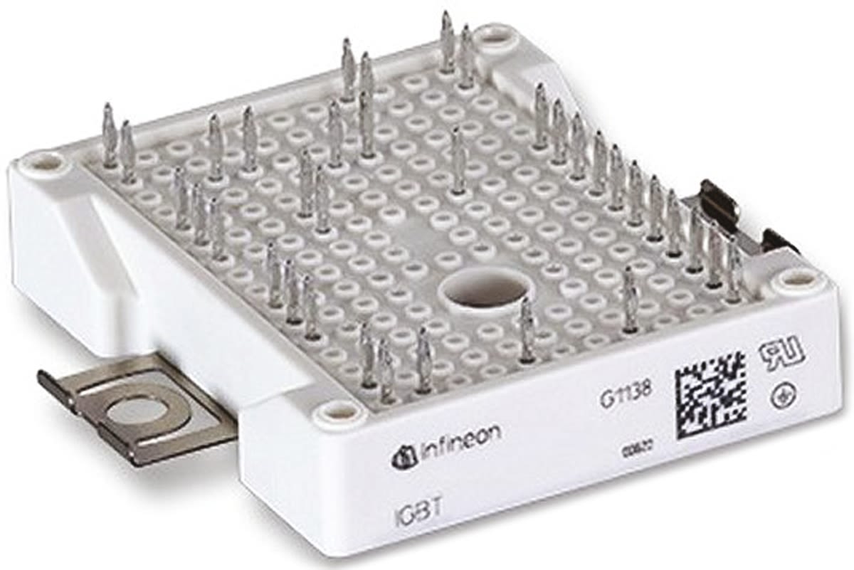 Infineon FP35R12W2T4B11BOMA1 3 Phase Bridge IGBT Module, 54 A 1200 V, 35-Pin EASY2B, PCB Mount