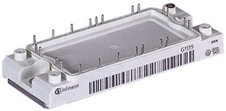 Infineon FS50R12KT4B15BOSA1 3 Phase Bridge IGBT Module, 50 A 1200 V, 28-Pin ECONO2, PCB Mount