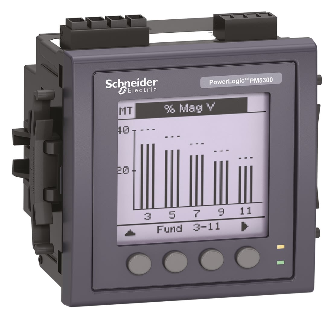 Schneider Electric PM5000 Energiemessgerät LCD 92mm x 92mm / 3-phasig