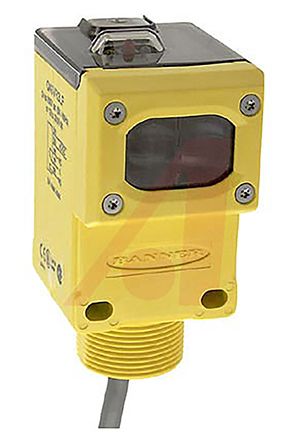 Q45VR3D - Banner Engineering Q45 Series: Diffuse, Range: 450 Mm; Input: 12-250V Dc / 24-250V Ac, Output: SPDT Electromechanical Relay, 2 M (6.5 Ft) Cable