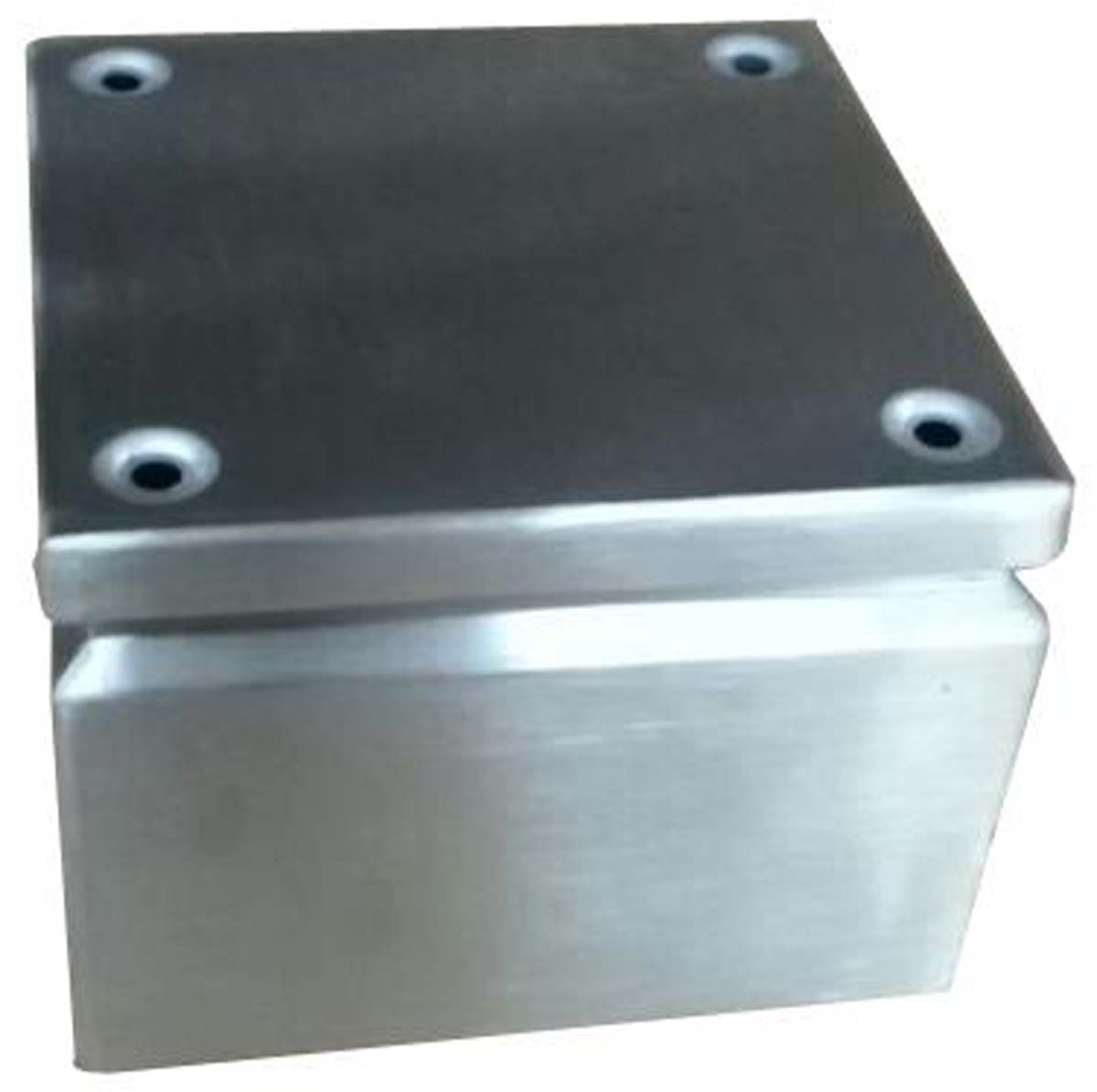 RS PRO Unpainted Stainless Steel Terminal Box, IP66, 300 x 300 x 120mm