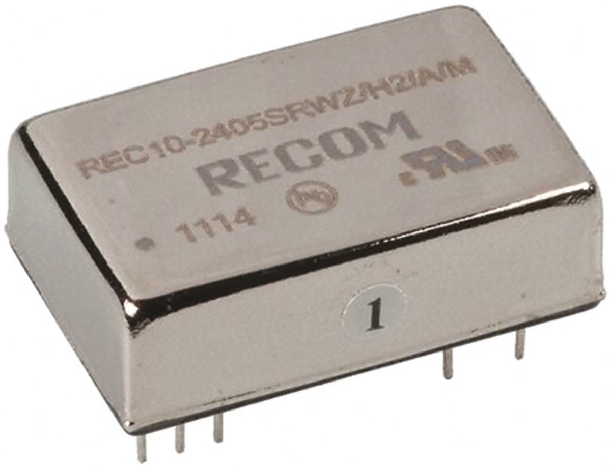 REC10-2415DRWZ/H2/A/M | Recom REC10 Isolated DC-DC Converter, ±15V dc ...