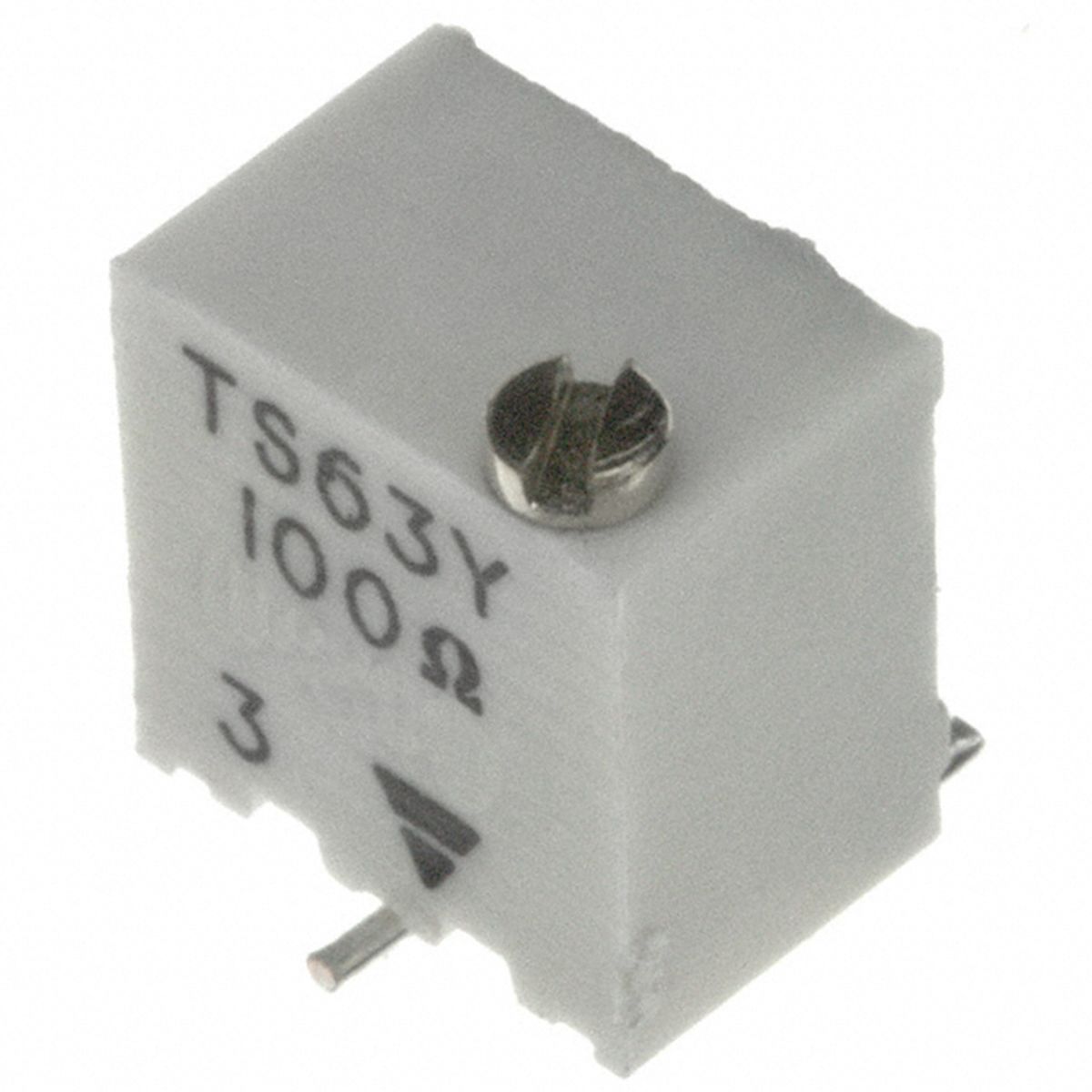 TS63Y503KR10 50kΩ, SMD Trimmer Potentiometer 0.25W Top Adjust Vishay