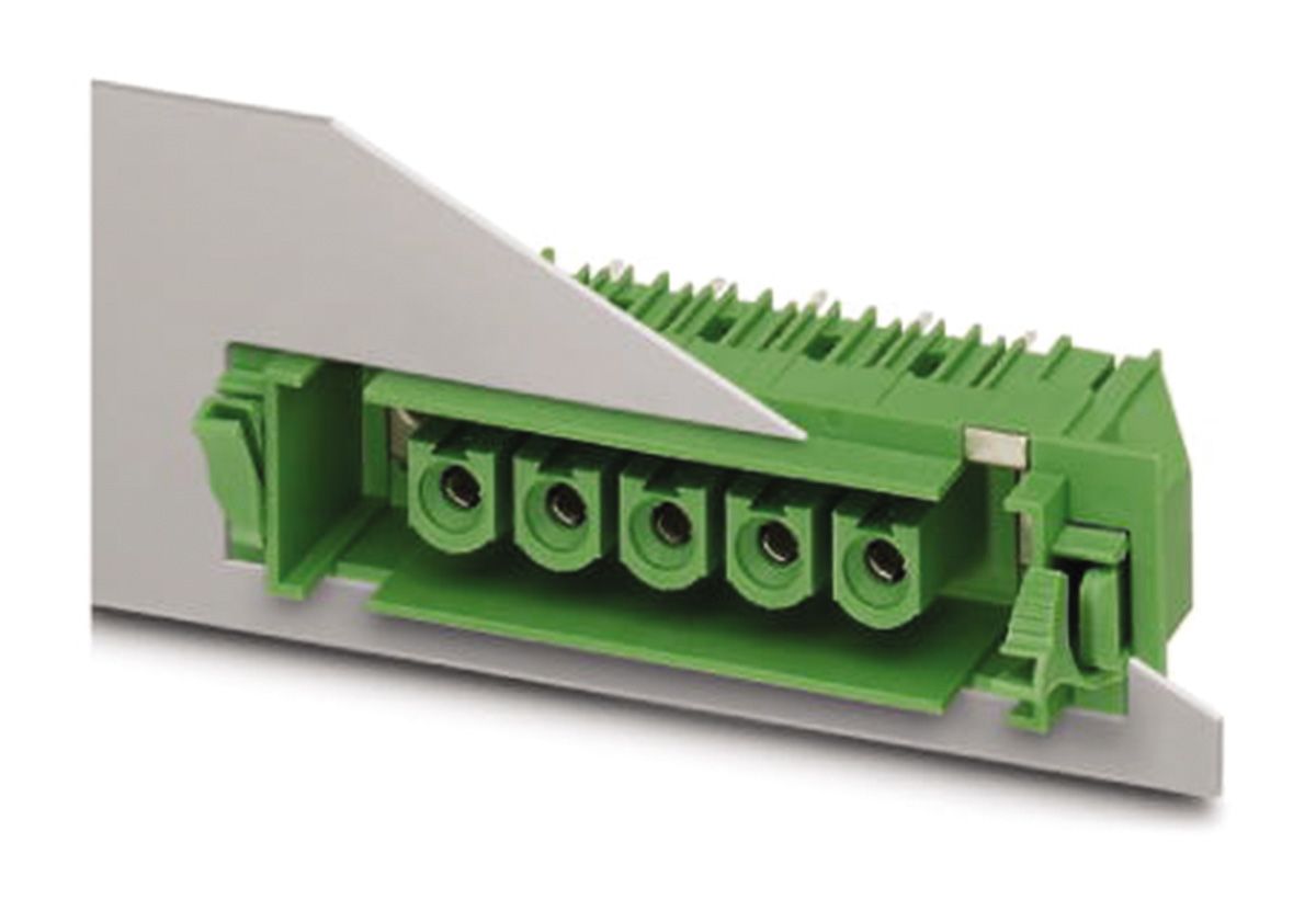 1703247 Phoenix Contact Pluggable Terminal Block, 76.0A, Solder Terminals RS