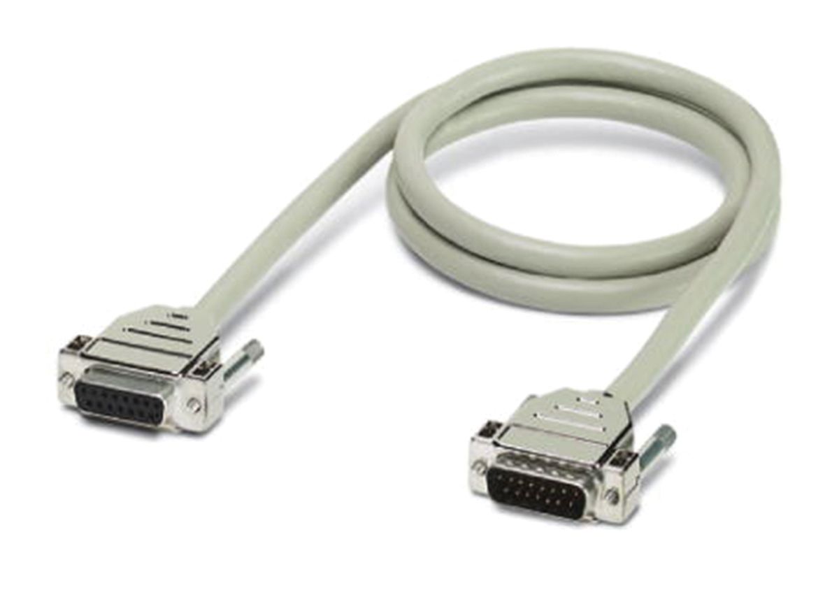 Phoenix Contact 4m 15 pin D-sub to 15 pin D-sub Serial Cable