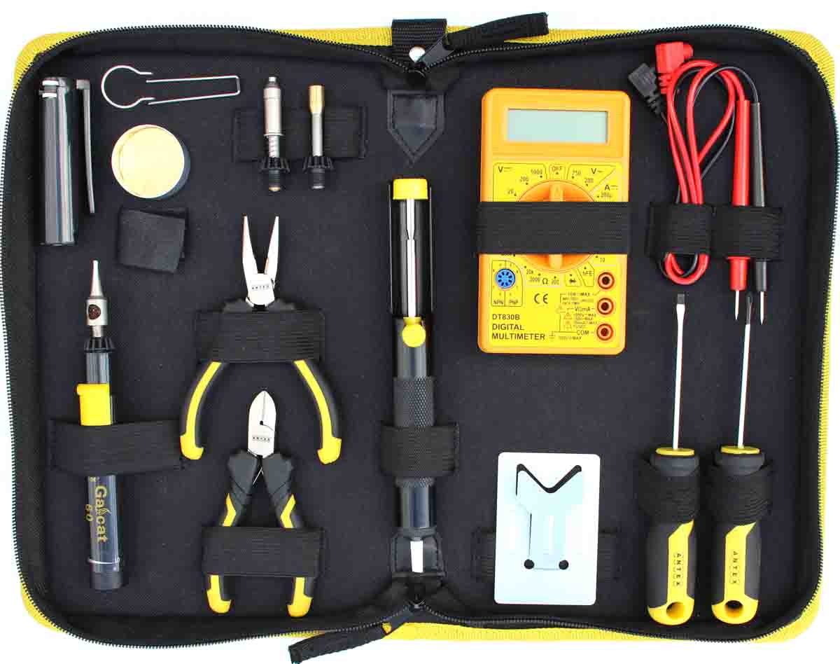 Antex Electronics Gas Soldering Iron Kit, 60W, for use with Antex Soldering Stations