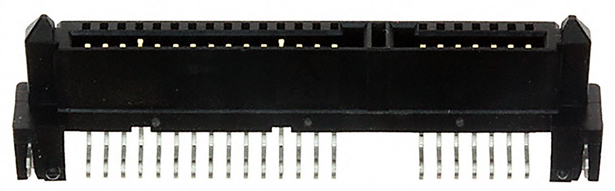 Amphenol FCI 1.27mm Pitch Backplane Connector, Female, Right Angle, 1 Row, 22 Way, 10034814