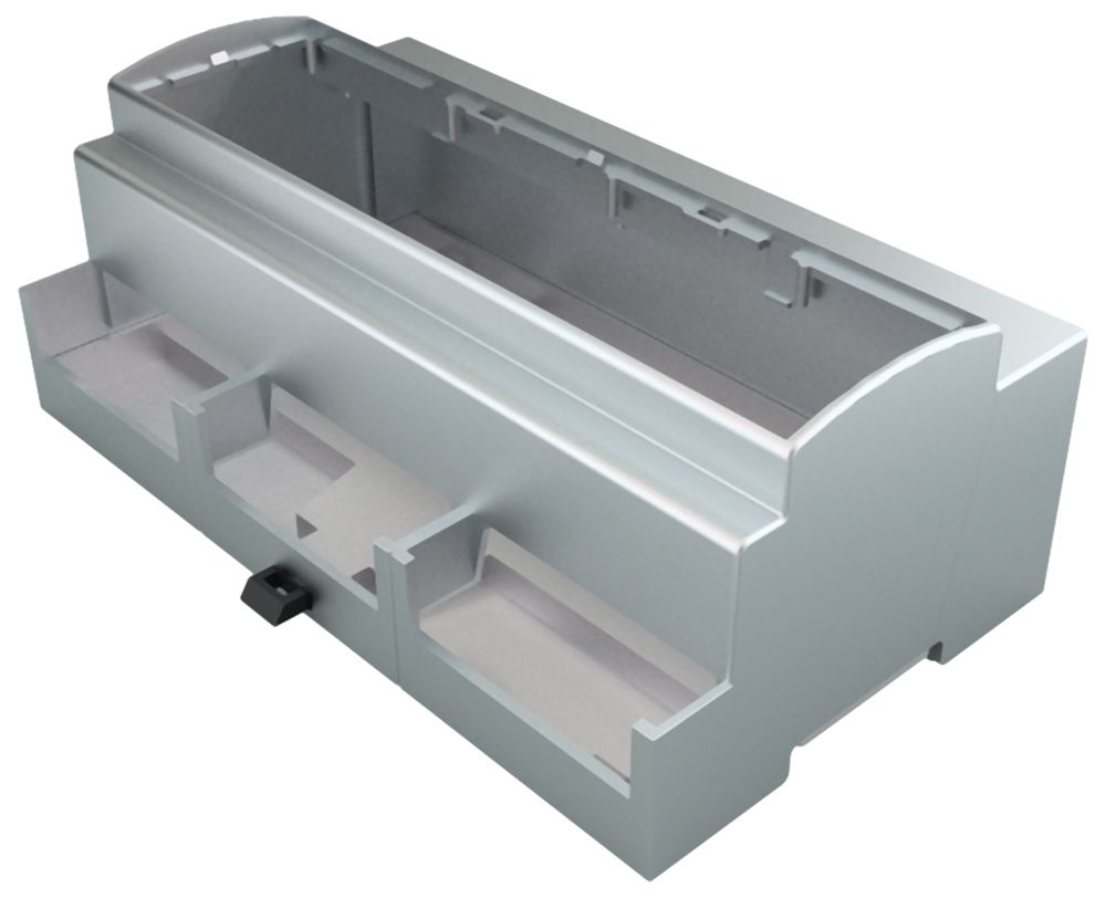 Italtronic Modular Enclosure Enclosure Type Modulbox XTS Series , 90 x 53mm, ABS, Polycarbonate DIN Rail Enclosure