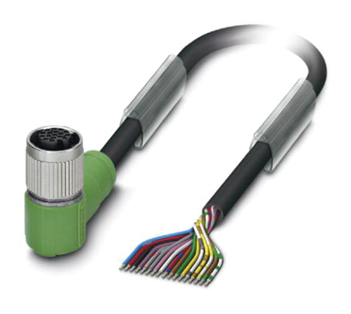 1430815 | Phoenix Contact SAC Female M12 to Sensor Actuator Cable, 17 ...