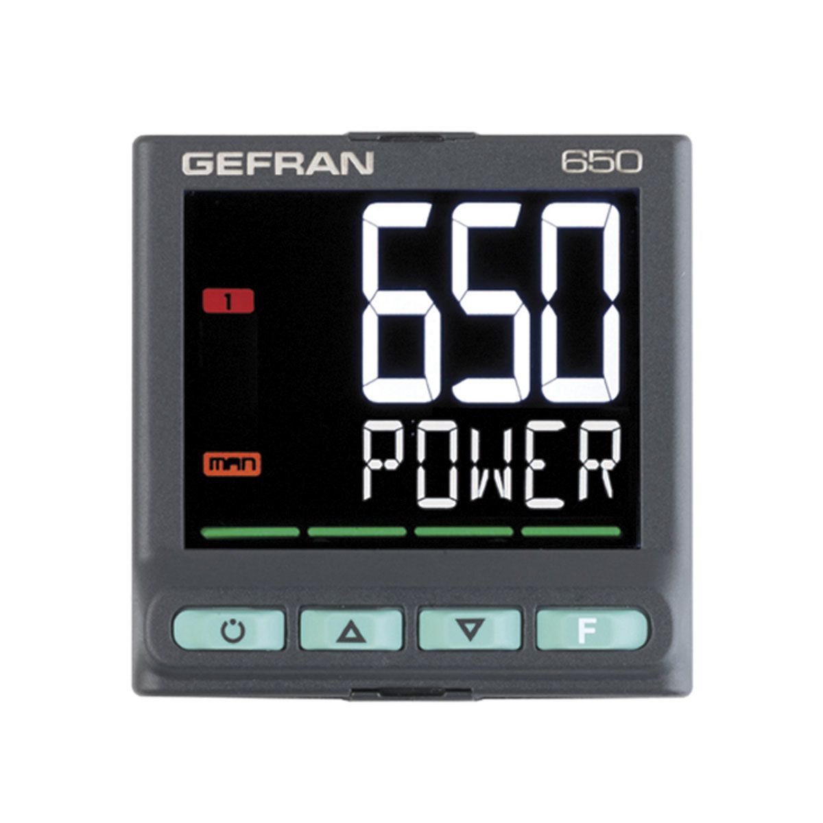 Gefran 650 PID Temperature Controller, 48 x 48mm, 2 Output Logic, Relay, 20 → 27 V ac/dc Supply Voltage