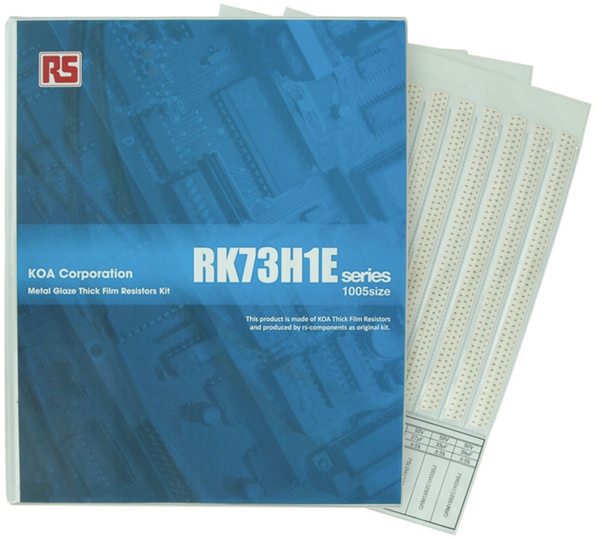 KOA, RK73H1E Thick Film, SMT 170 Resistor Kit, with 34000 pieces, 1 Ω → 10MΩ