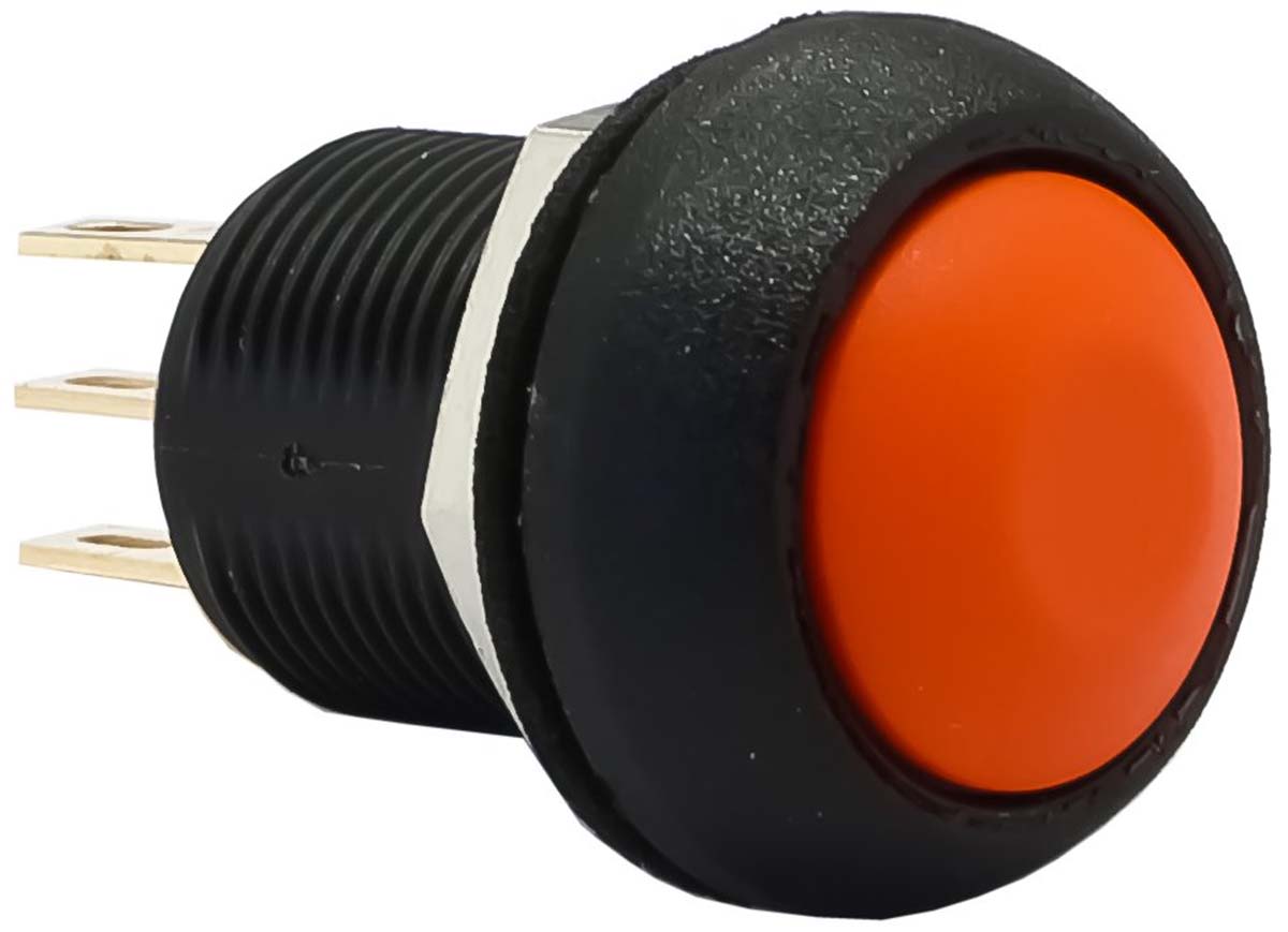 IMR7Z492UL APEM Momentary Push Button Switch, Panel Mount, SPDT, 13