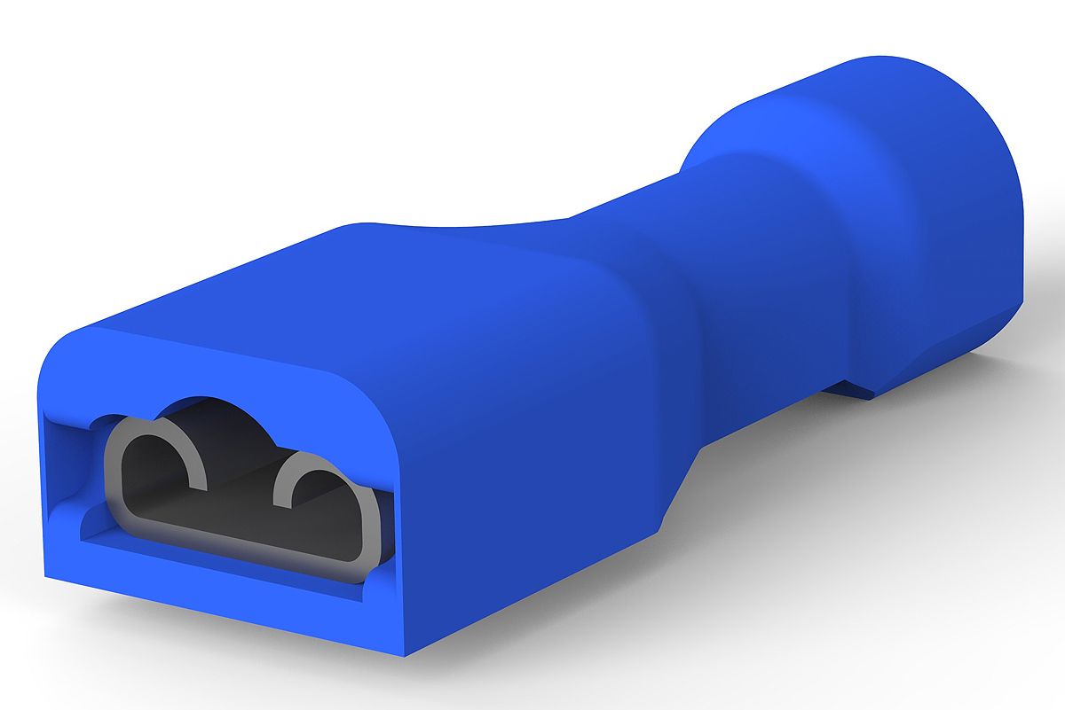 Insulated Spade Connectors Blue at James Wood blog