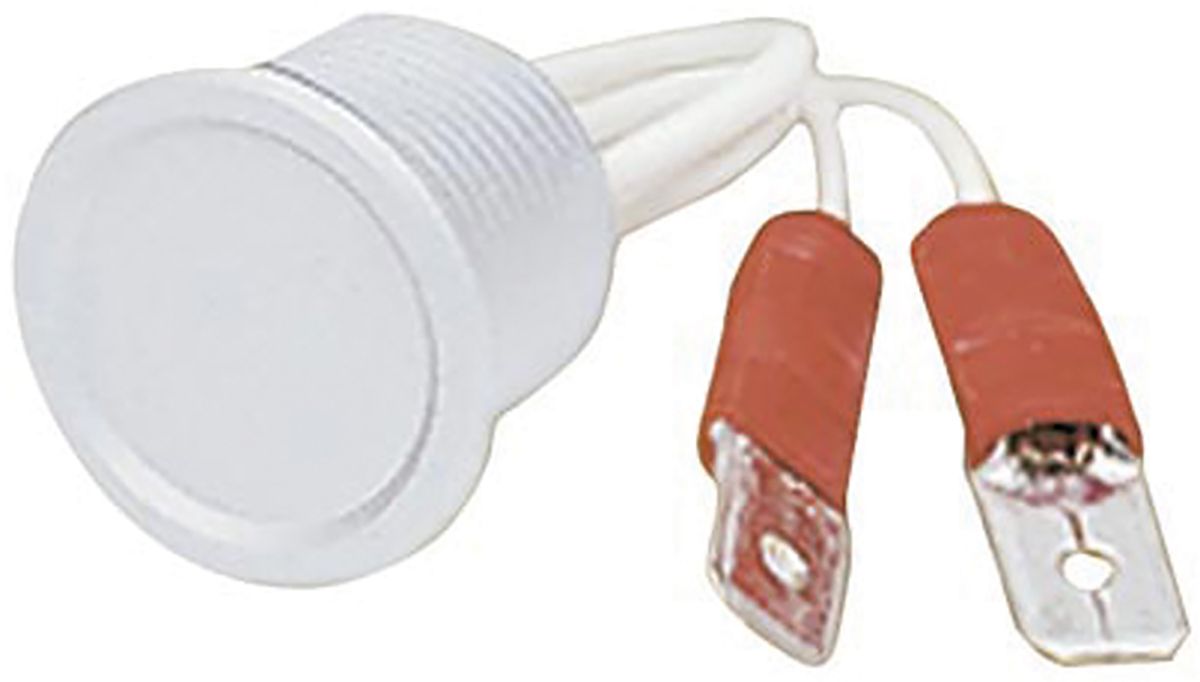 1241.2356 Natural Aluminium Faston Push Button Switch, , IP67, IP69K