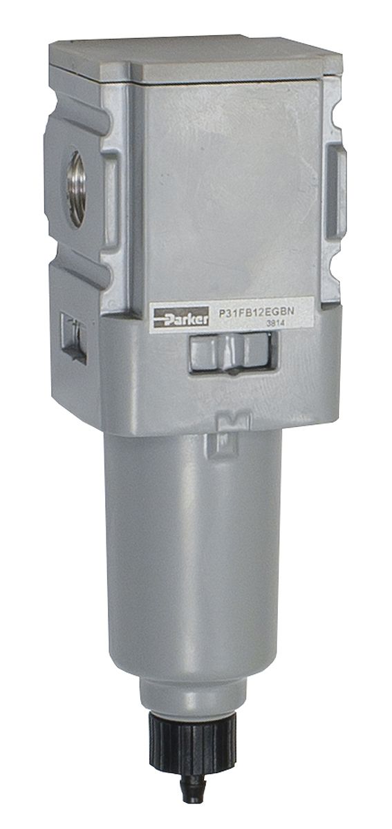 Parker P31 series G 1/4 150psi to 250 psi Pneumatic Filter 4.2SCFM max with Manual drain