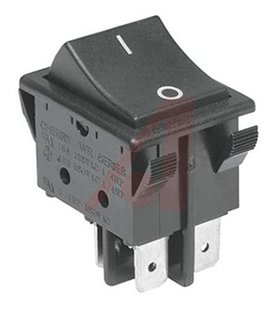 ZF DPST, On-None-Off Rocker Switch Panel Mount
