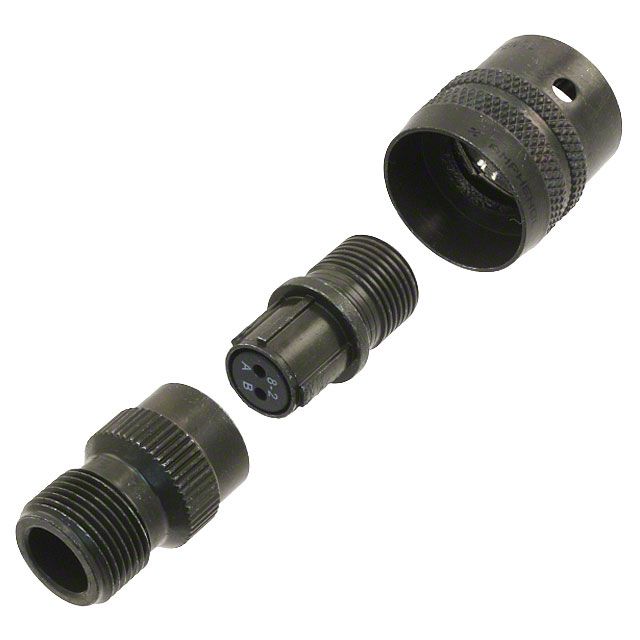 Amphenol, PT 2 Way Cable Mount MIL Spec Circular Connector Plug, Socket Contacts,Shell Size 8, Bayonet, MIL-DTL-26482