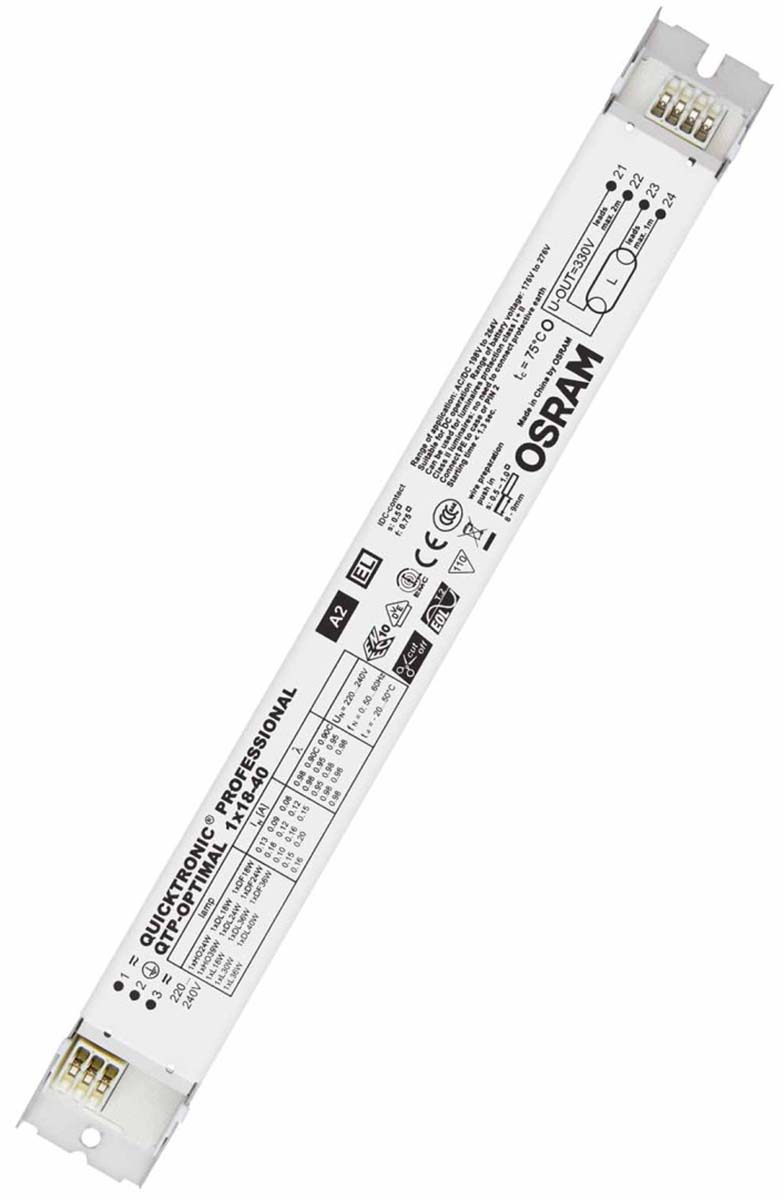 Osram 50 W Electronic Fluorescent Lighting Ballast, 220 → 240 V