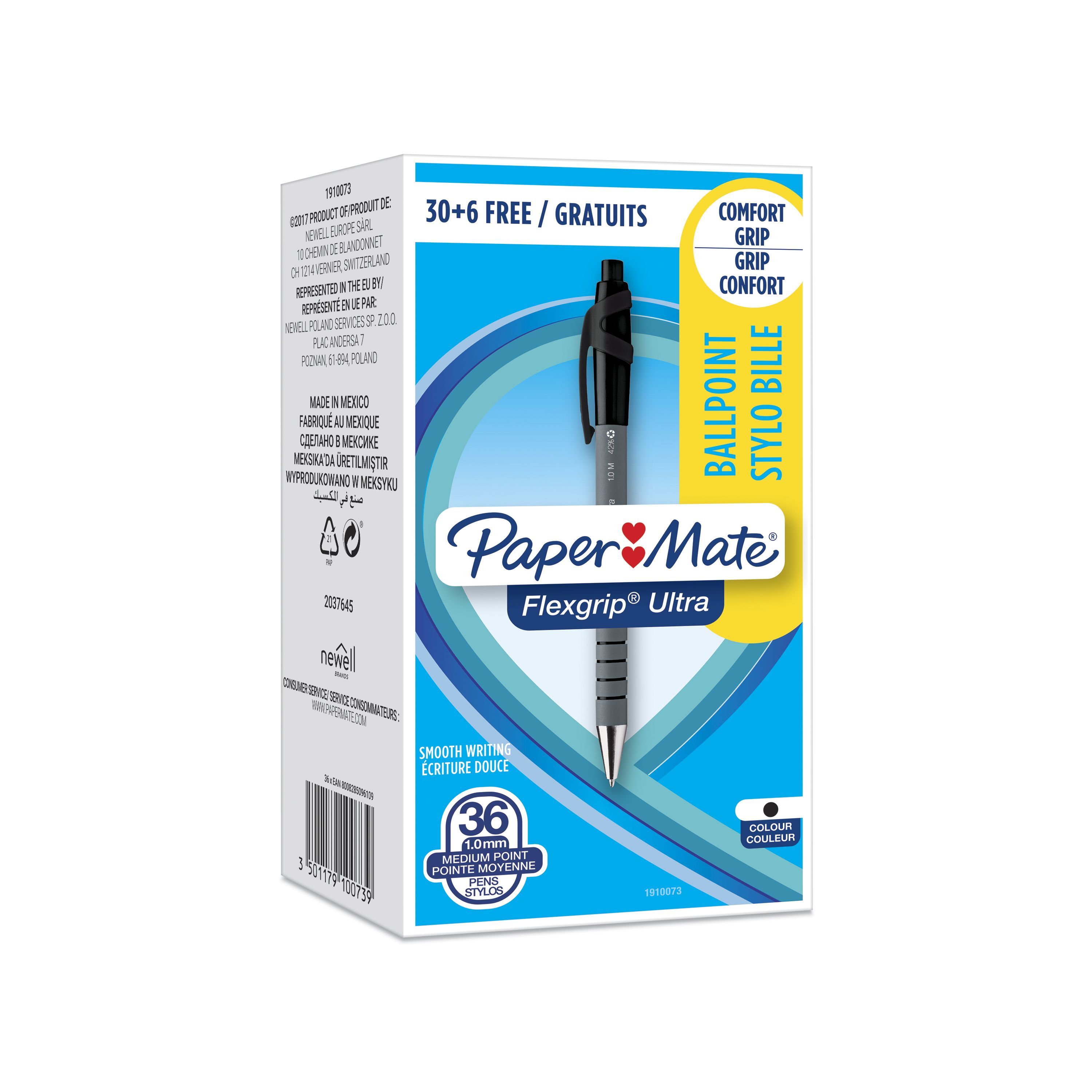 Paper Mate Tintenstift Typ Kugelschreiber Schwarz 1 mm Mittel