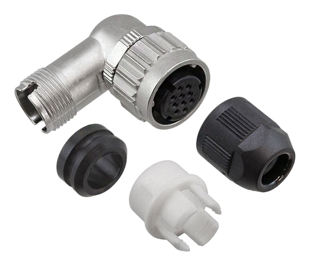 HR08D-12WLPK-10S | Hirose HR08D Cable Mount Connector, 10 Contacts ...