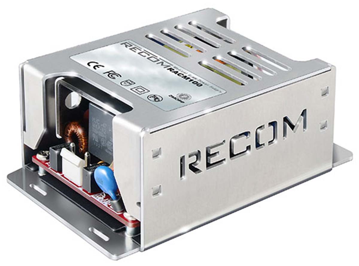 Recom Switching Power Supply, 12V dc, 8.34A, 100W, 1 Output