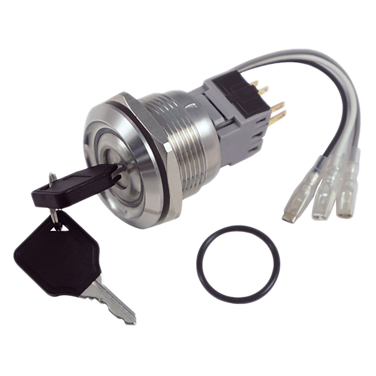 IP40 Key Switch, Single Pole Double Throw (SPDT), 5 A 2Way RS