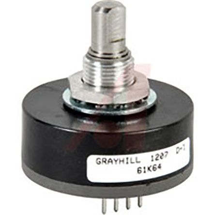 Grayhill 5V dc 64 Pulse Optical Encoder with a 6.32 mm Flat Shaft, Surface Mount, Pin