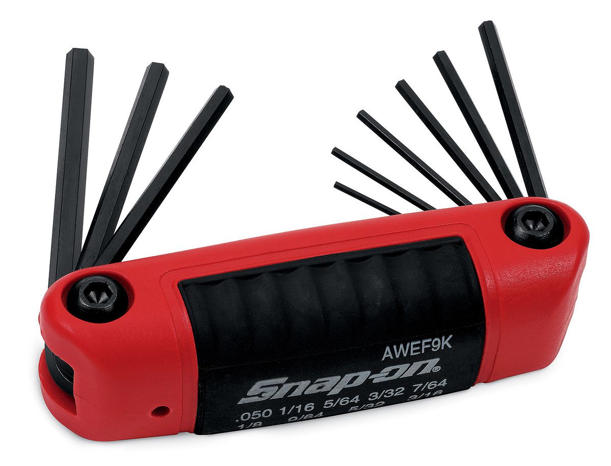 AWEF9K Snapon 9 piece Hex Key Set RS