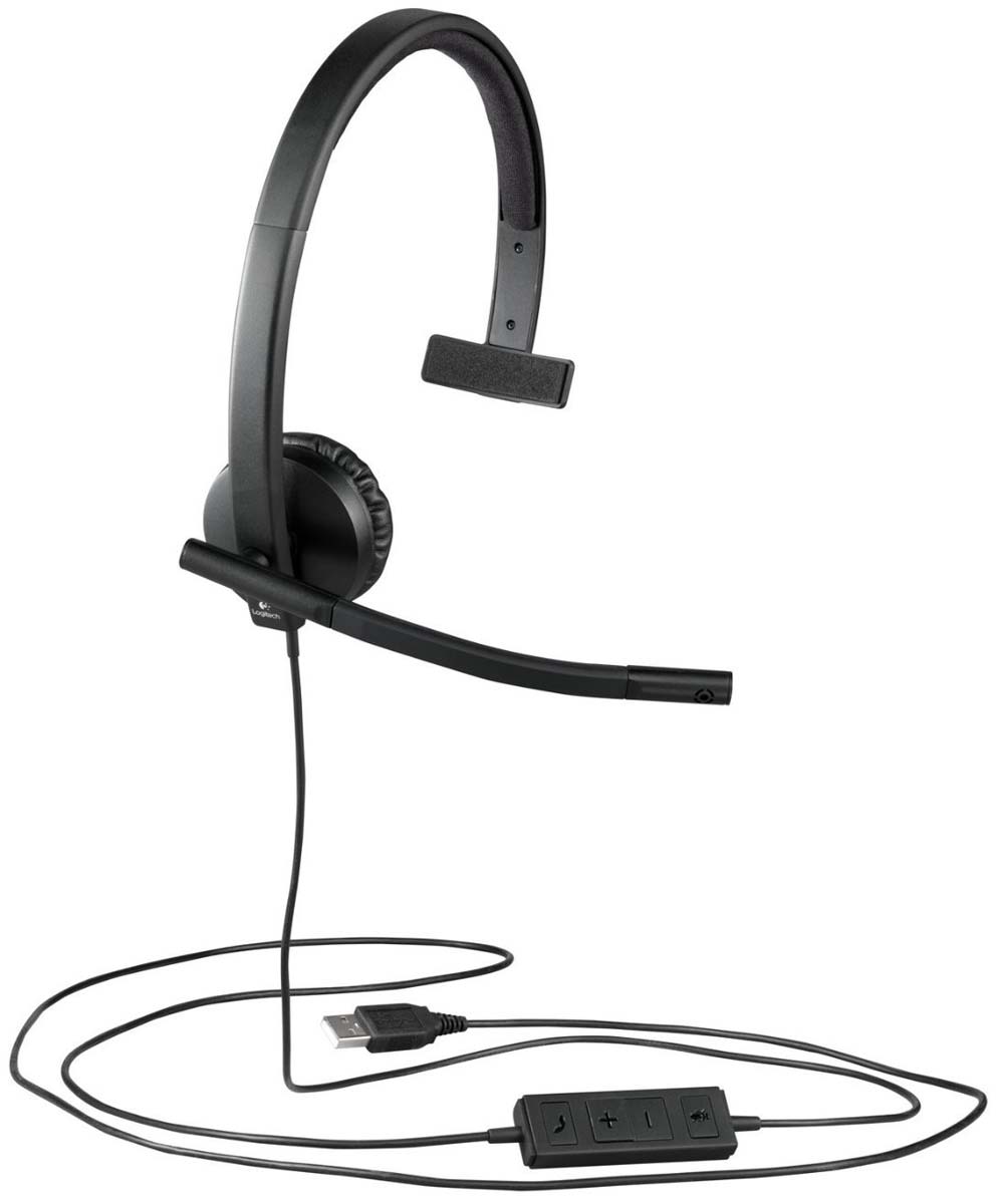 Logitech H570e Wired USB On Ear Headset