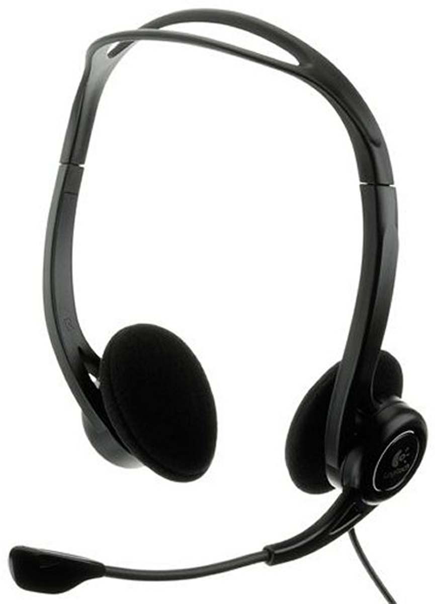 Logitech 960 Black Wired USB On Ear Headset