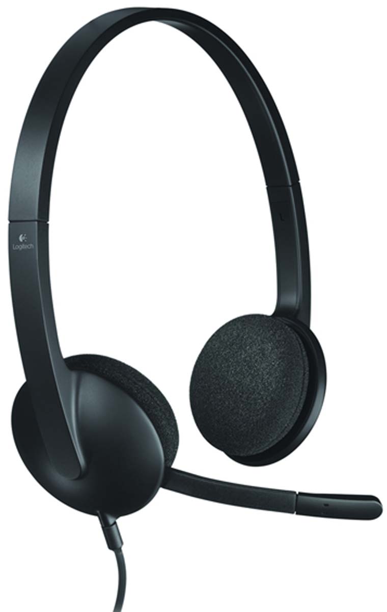 Logitech H340 Black Wired USB On Ear Headset
