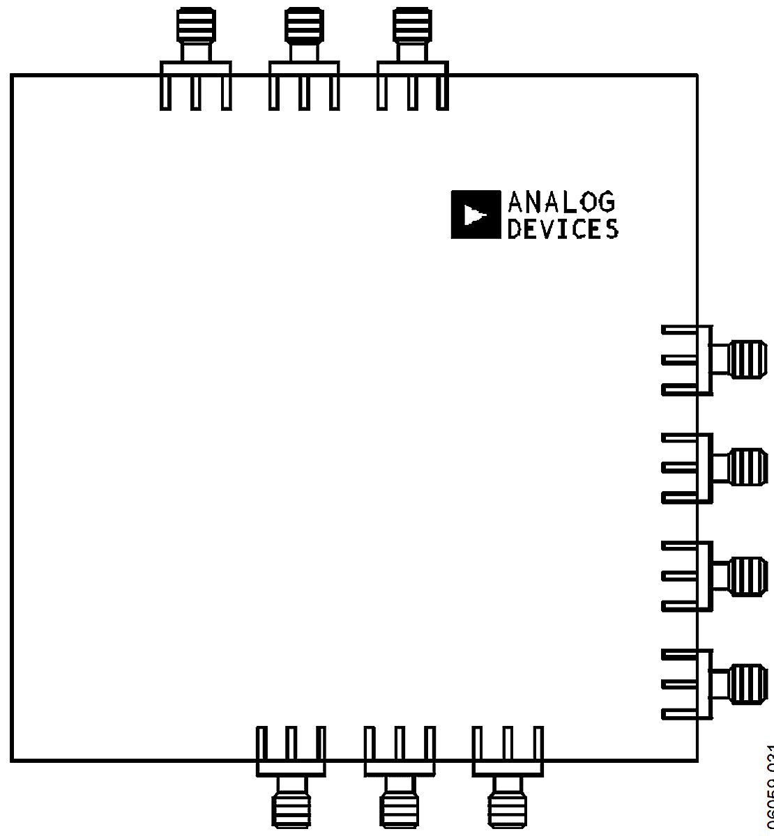 Placa de evaluación Multiplicador analógico Analog Devices - ADL5391-EVALZ