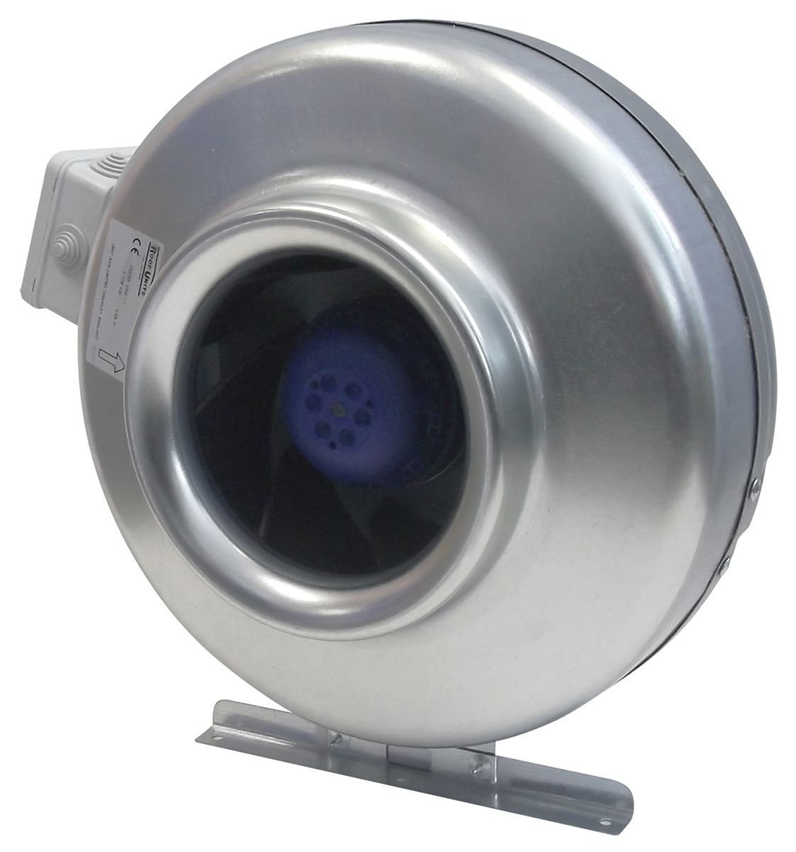 VentAxia SDX315 Euro Round In Line Duct Fan, 983m³/h, 2 Year Warranty, IP54 Terminal Box, Metal
