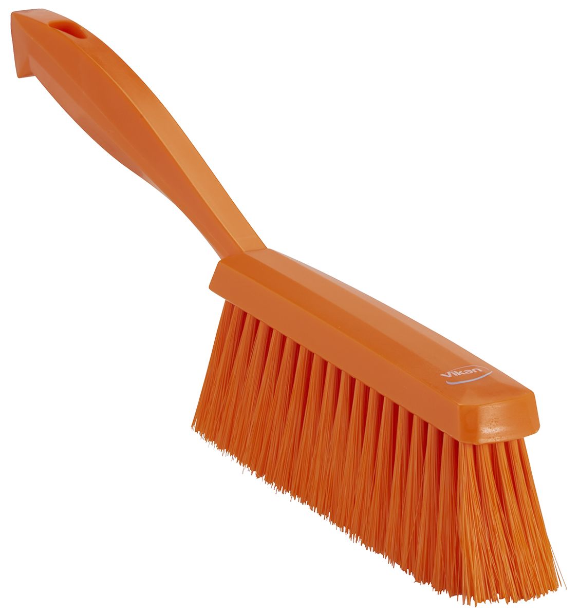 45877 Vikan Orange Hand Brush for Brushing Dry, Fine Particles