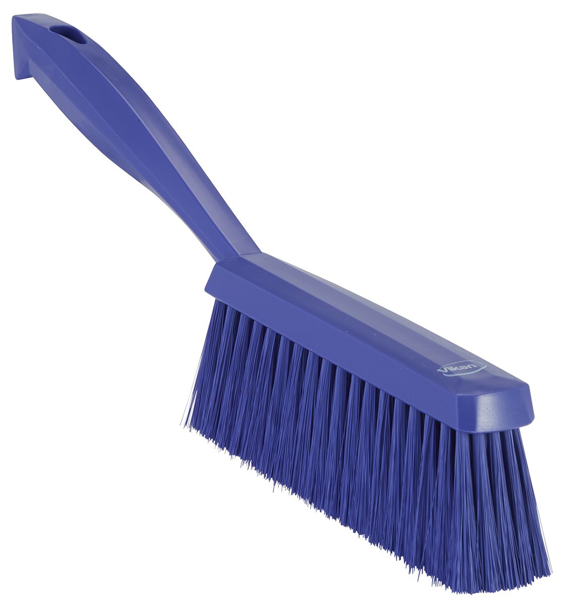 Vikan Purple Hand Brush for Brushing Dry, Fine Particles, Floors with brush included