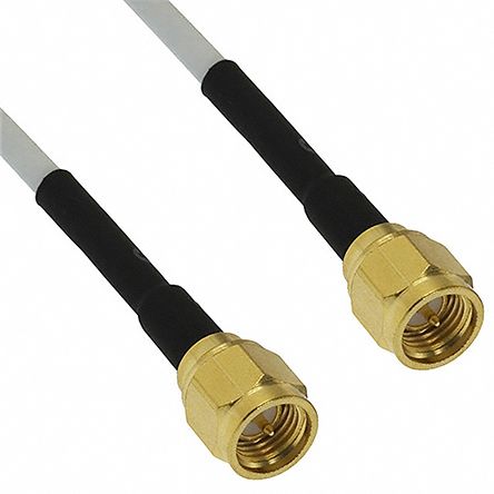 Cinch Connectors Male SMA to Male SMA Coaxial Cable, RG178, 50 Ω, 1.22m