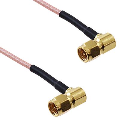 Cinch Connectors Male SMA to Male SMA Coaxial Cable, RG316, 50 Ω, 152.4mm