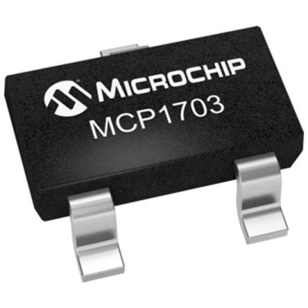 Microchip Spannungsregler 250mA, 1 SOT-23A, 3-Pin, Fest