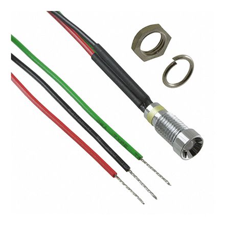 606-2415-110F | Dialight Green, Red Panel Mount Indicator, 2V dc, 6mm ...