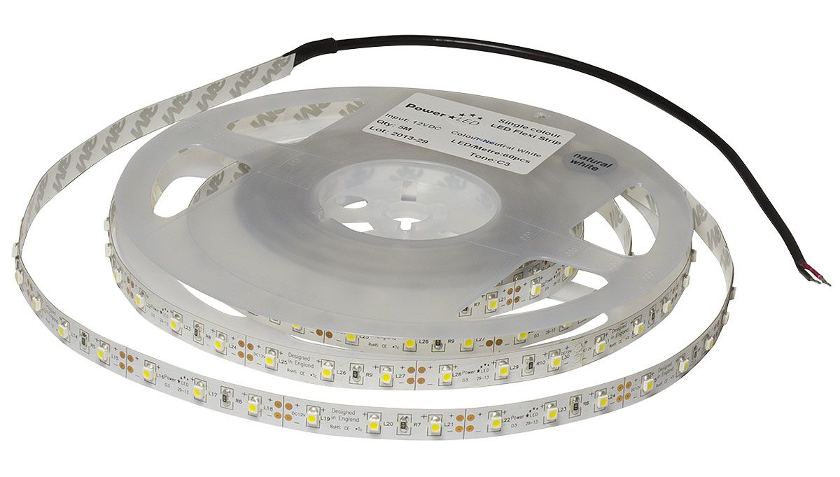 LED pásky, řada: Chromatic, počet diod LED/metr: 60, 6000 → 7000K, Bílá, délka pásky: 5m, 12V, šířka pásku: 8mm,