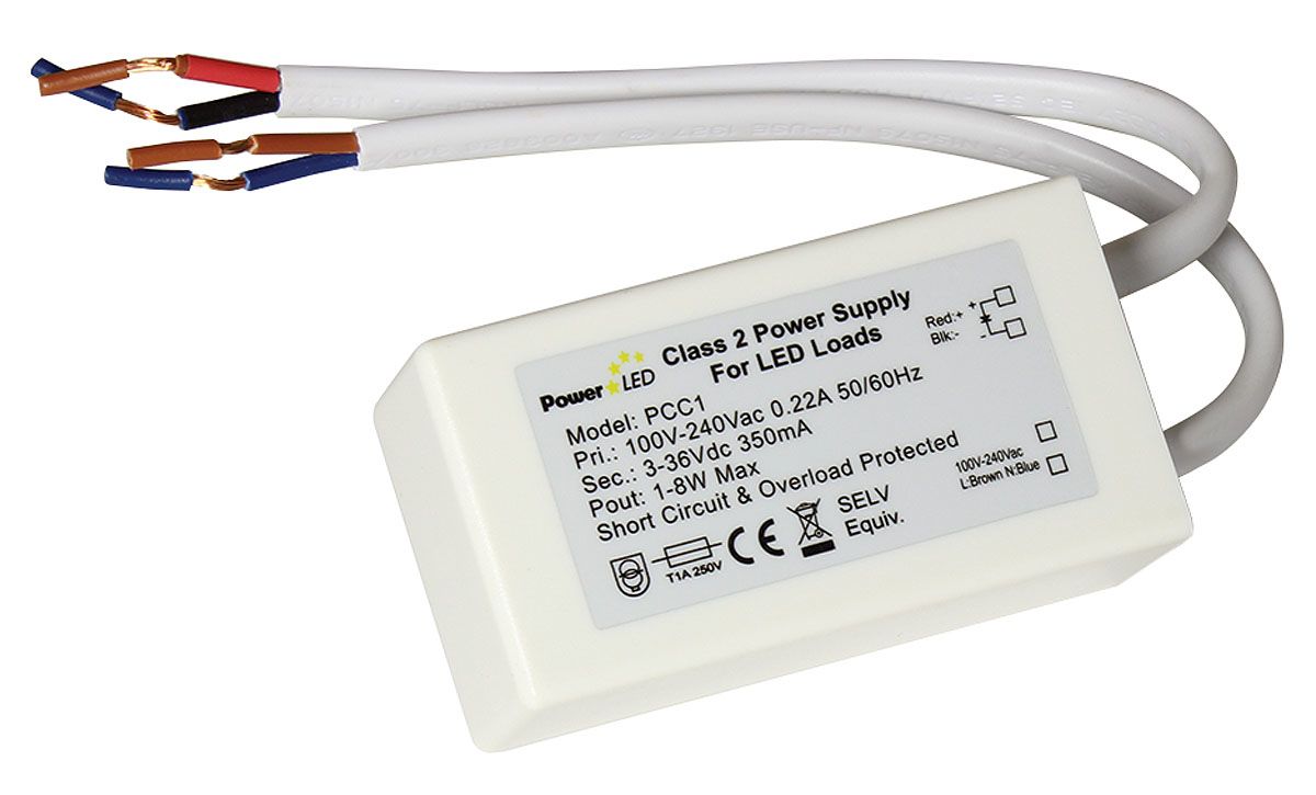 Modul ovladače LED PCC1 3 → 36V 350mA 8W IP65 konstantní proud PowerLED
