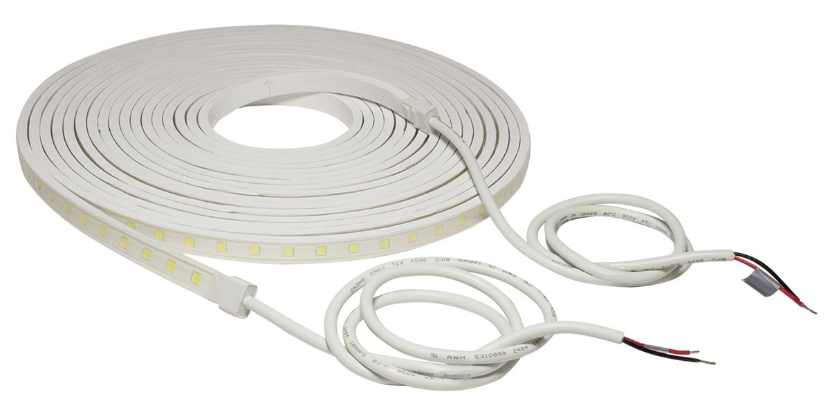 LED pásky, řada: Nautilus, počet diod LED/metr: 60, 5700K, Bílá, délka pásky: 10m, 24V dc, šířka pásku: 19.3mm, IP67