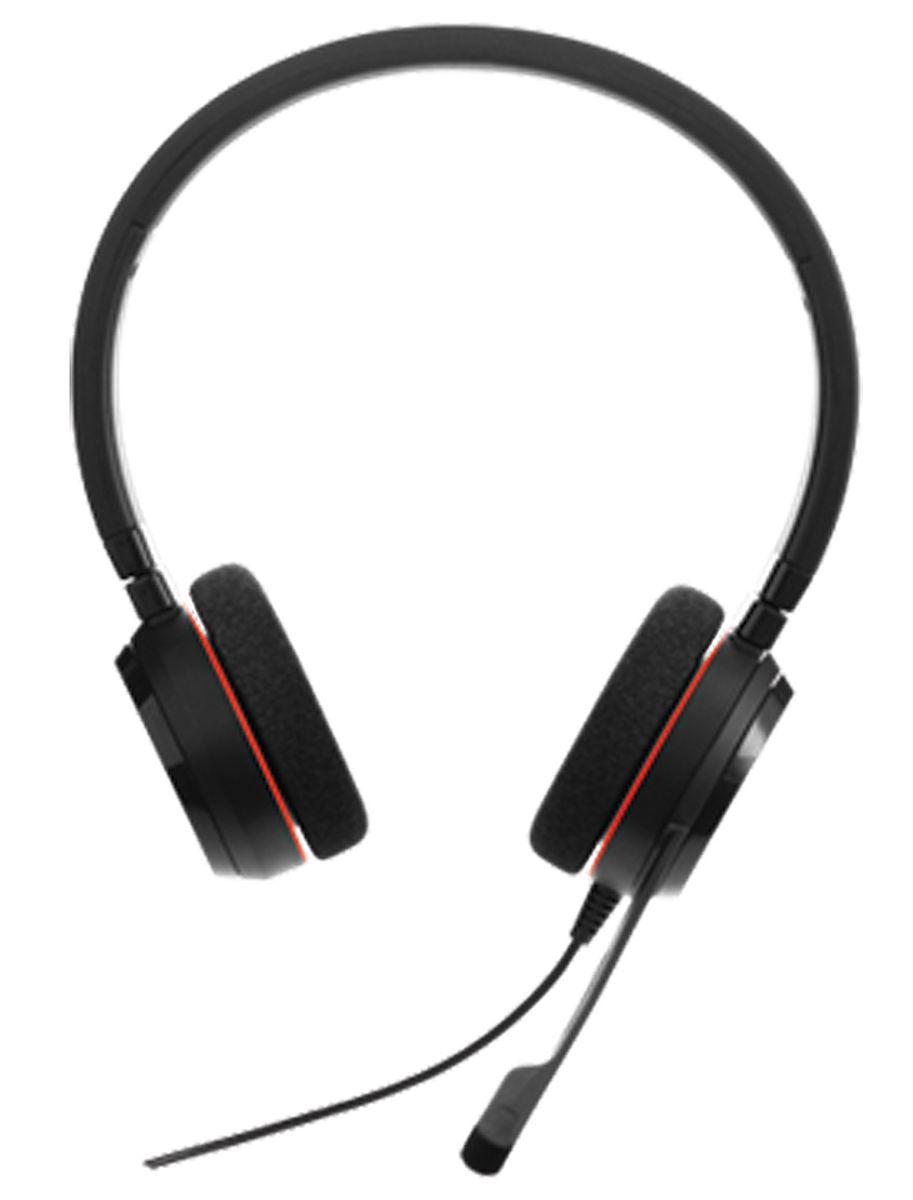 Jabra Evolve 20 Black Wired USB On Ear Headset
