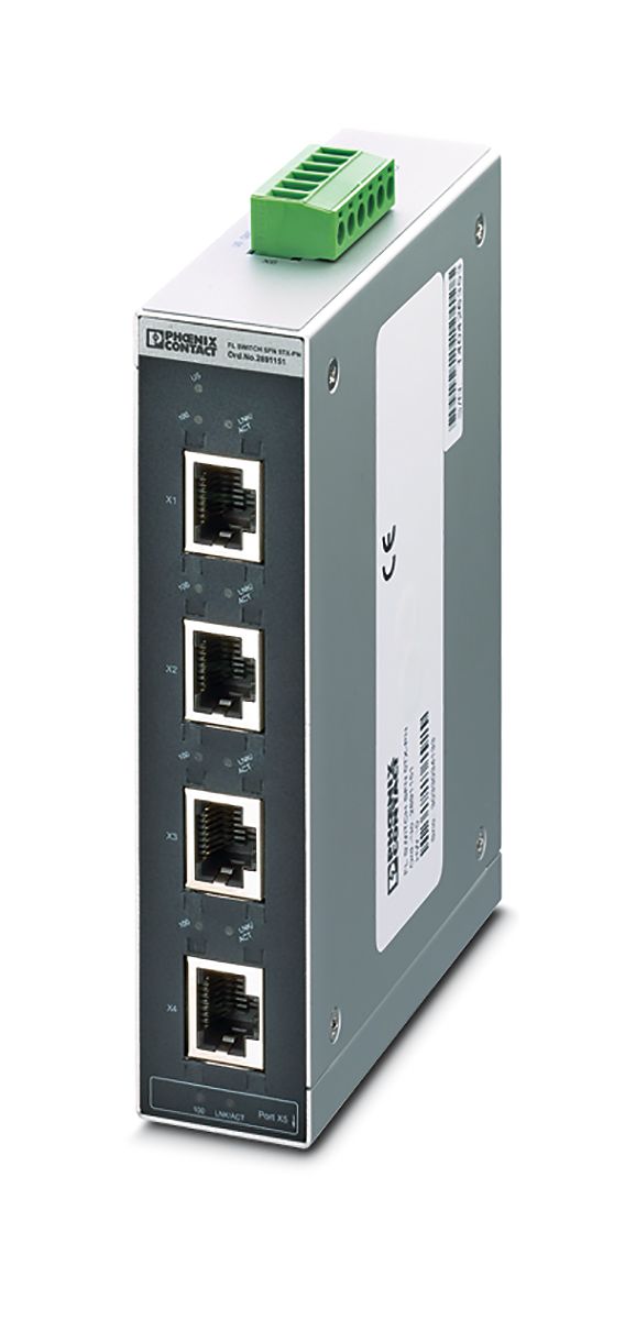 2891151 | Switch Ethernet Phoenix Contact FL SWITCH SFN 5TX-PN 5 Ports ...