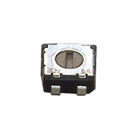 100Ω, SMD Trimmer Potentiometer 0.25W Top Adjust Copal Electronics, ST-4
