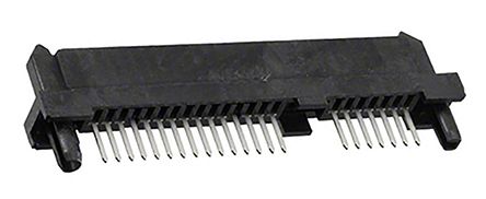 Molex, Serial ATA 1.27mm Pitch Backplane Connector, Female, Vertical, 1 Row, 22 Way, 87779