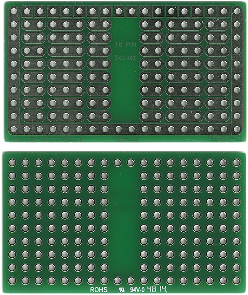Platine d'essai, Roth Elektronik, Dimensions de 46.99 x 27.3 x 1.5mm