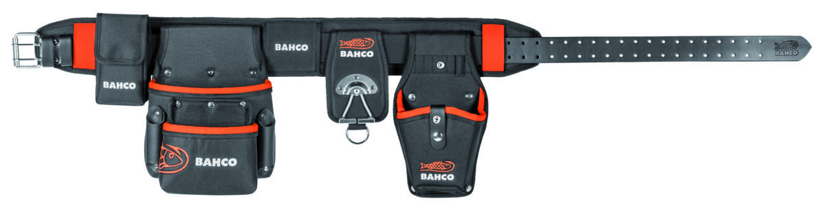 Bahco Leather, Nylon, 2 Pocket Tool Belt